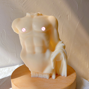 Moule en cire <span class=keywords><strong>pour</strong></span> sculpture corporelle masculine de 14 cm, moule en silicone unique <span class=keywords><strong>pour</strong></span> statue d'<span class=keywords><strong>homme</strong></span> aux muscles abdominaux, décoration de maison de style grec romain - Product Image 5