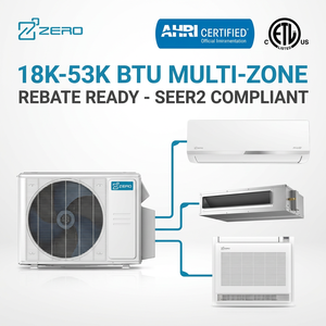 18K-53K BTU Multi-Zone <b>Mini</b> <b>Split</b> Heat Pump High SEER2 Wholesale HVAC Solutions With Hybrid Indoor Options ETL/AHRI Certified Ma - Product Image 1