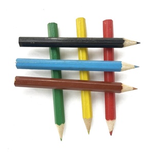 Juego de Lápices de Colores de Madera Mini Hexagonales de 3.5 Pulgadas, No Tóxicos, Personalizados, al Mejor Precio de Fábrica, Certificados EN71, para Niños, Escuela/Oficina - Product Image 2