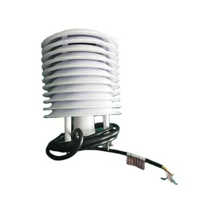 China supplier DC5 4-20mA output Measures Air Relative Humidity and Temperature sensor with radiation shield for greenhouse