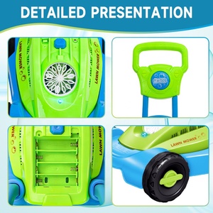 Bubble <strong>Lawn</strong> <strong>Mower</strong> for Kids Summer Outdoor Gardening Push <strong>Toys</strong> Age 1-5 Bubble Machine with Plastic Material for Toddlers - Product Image 4