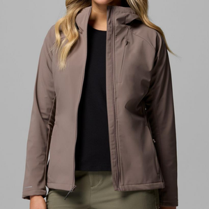 Chaqueta Softshell Profesional Personalizada para <span class=keywords><strong>Mujer</strong></span>, Resistente al Viento, para Escalada en Invierno, Versátil, Impermeable y Cálida, Tipo <span class=keywords><strong>Anorak</strong></span> - Product Image 2