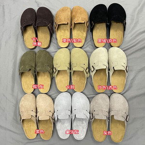 Sandales et pantoufles d'<span class=keywords><strong>hiver</strong></span> confortables en fausse fourrure et cuir pour femmes, à semelle épaisse et plateforme, pour le dropshipping - Product Image 6