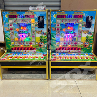 Machine de jeu d'arcade SQX Mario-02 Fruit King à monnayeur, 1 joueur, 110/220V, en bois, multilingue (anglais, espagnol, japonais)