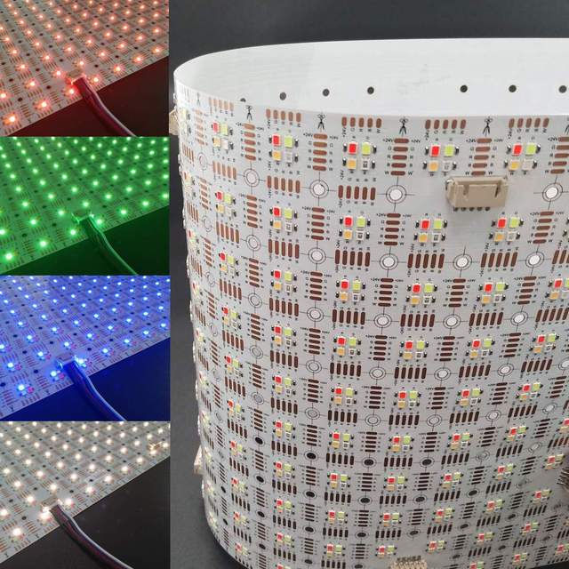 24V Ultra-Thin RGBW LED Panel Sheet 800LEDs/pcs Color-Changing and Easy Cut Modern Design Style for Hotels