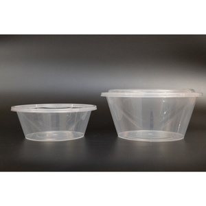अच्छी कीमत पीपी प्लास्टिक खाद्य कंटेनर आयताकार गोल स्पष्ट डिस्पोजेबल घर और रसोई के लिए डिलीवरी लंच बॉक्स - Product Image 4
