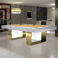 Table de billard de salon moderne de haute qualité, personnalisable, fabriquée en usine, étanche, 6 pieds, 9 pieds, table de billard de tournoi, plateau en ardoise