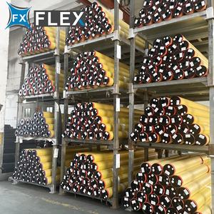 Tissu vinyle 100% polyester FLFX pour bâche de remorque extérieure, 18 oz, 1200D, rouleau de bâche en PVC imperméable, bords renforcés pour <span class=keywords><strong>camion</strong></span> à <span class=keywords><strong>benne</strong></span> - Product Image 2