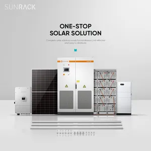 Sunrack braket aluminium Pv Solar Carport sistem pendukung Oem Cina grosir tahan air Solar Carport