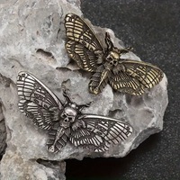 1 pièce Broche Mole de la Nuit, Accessoire de Niche Personnalisé pour Halloween, Accessoire Gothique Insecte Haut de Gamme de Luxe Léger, Artisanat Métallique
