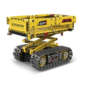 Kit de Robot Transformable d'Ingénierie RC 2.4G <span class=keywords><strong>R</strong></span>éaliste 5-en-1 : Excavatrice, Bulldozer, Camion Minier – Modèle 555+ Pièces – <span class=keywords><strong>Jouet</strong></span> Éducatif - Product Image 3