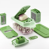 Professionele multifunctionele plastic keukenaccessoires groente- en fruitsnijder eiersnijder milieuvriendelijk makkelijk schoon te maken voor thuisgebruik
