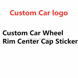 Özel alüminyum araba tekerlek merkezi poyra kapağı Sticker 45MM 56MM 65mm 2.2 ''gümüş amblem evrensel - Product Image 3