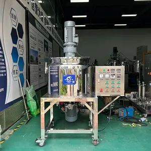 Maquinaria Yuxiang, mezclador homogeneizador de lavado líquido, línea de producción de gel cosmético químico, máquina para hacer detergente líquido