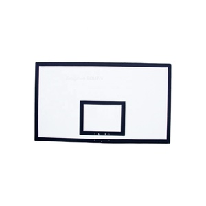 Sem medo Outdoor <span class=keywords><strong>Basketball</strong></span> Stand com vidro temperado <span class=keywords><strong>Backboard</strong></span> SMC Fiberglass Wind e Rain Resistant Board - Product Image 2