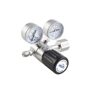 Régulateur haute pression robuste en laiton chromé avec manomètre 1,6 KL, résistant à l'oxydation, pour le contrôle du propane GPL (huile/gaz) - Product Image 1