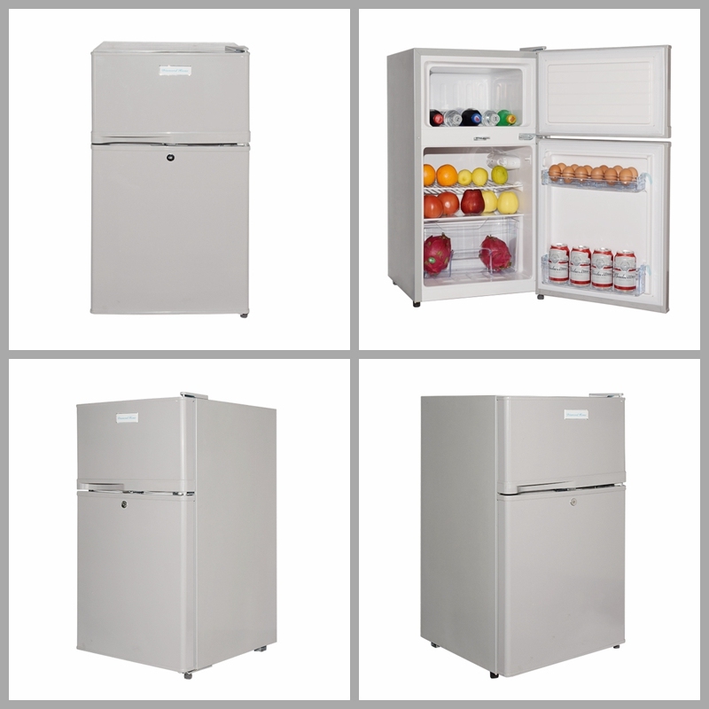 80L ダブルドア トップフリーザー 家庭用冷蔵庫 冷凍庫 セール中