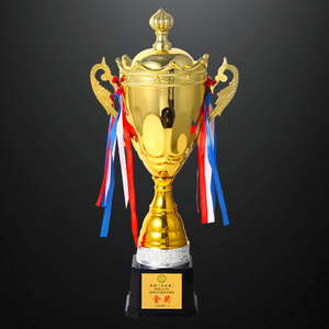 Colección de 56cm, <span class=keywords><strong>copa</strong></span> de trofeo de corona de fútbol profesional, artesanías chapadas en oro, precio de fábrica, campeón de carreras, <span class=keywords><strong>copa</strong></span> de trofeo de premio de Metal - Product Image 1