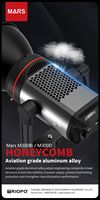 TRIOPO Mars M-300D Studio photo 300w 2700k-6500k Contrôle par application Lumière vidéo pour éclairage de studio photo