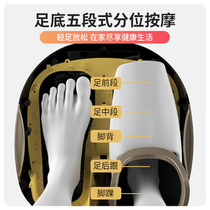Masajeador Eléctrico de Pies Mingrentang para Pies y Piernas con Acupresión y Función de Temporizador, Diseño Semi-Cerrado - Product Image 2