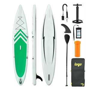 2022 Green Racing <span class=keywords><strong>Longboard</strong></span> SUP planche à pagaie <span class=keywords><strong>gonflable</strong></span> Standup pour Sports nautiques planche de <span class=keywords><strong>surf</strong></span> de couleur verte - Product Image 1