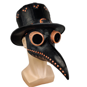 2025 New Style Medieval Steampunk <strong>Plague</strong> <strong>Doctor</strong> Elephant Latex Full Face <strong>Masks</strong> Beak Adult Halloween Event Cosplay 2 Color <strong>Mask</strong> - Product Image 3