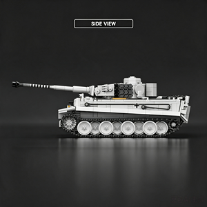 TK2 TK8001 Tanque Pesado Alemán <span class=keywords><strong>Panzer</strong></span> VI <span class=keywords><strong>Tiger</strong></span> S04, Kit de Modelo Militar de la Segunda Guerra Mundial, Bloques de Construcción para Coleccionistas, Exhibición Educativa - Product Image 3