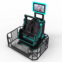 Simulateur de jeu VR rotatif JiaYi pour 2 joueurs, machine de réalité virtuelle à 360 degrés, intérieur/extérieur, en métal, acier, plastique, CE