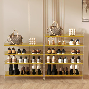 Armoire <span class=keywords><strong>de</strong></span> rangement <span class=keywords><strong>ouverte</strong></span> en acrylique, idéale pour tous types <span class=keywords><strong>de</strong></span> chaussures, vitrine anti-oxydation et anti-poussière pour articles ménagers - Product Image 5
