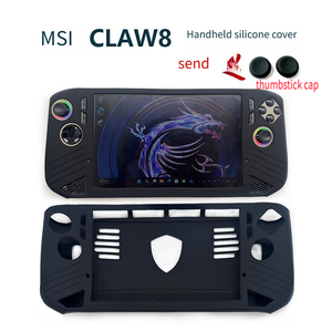 Étui en silicone de haute qualité réutilisable, résistant à la transpiration et aux chocs, avec support et logo personnalisé pour <span class=keywords><strong>MSI</strong></span> Claw 8AI+ Enhanced Touch - Product Image 6