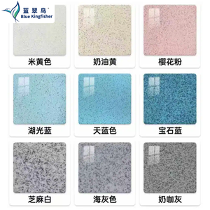 Piso Epóxico <span class=keywords><strong>Pastel</strong></span>: Autonivelante con Efecto Piedra |   Acabado <span class=keywords><strong>Mate</strong></span> Moderno para Dormitorio y Balcón |    Revestimiento Decorativo de Hormigón - Product Image 2