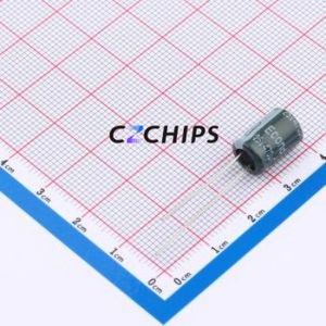 Condensador Electrolítico de Aluminio de Orificio Pasante GF471M025F120B000, Orificio Pasante, D8xL12mm 470uF 20% 25V 840mA-100kHz - Product Image 1