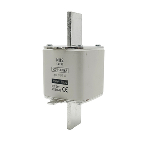 Thiết bị phân phối điện áp thấp NT3/<span class=keywords><strong>630A</strong></span> cầu chì có thể đặt lại nóng chảy <span class=keywords><strong>630A</strong></span> 15kA IEC - Product Image 1