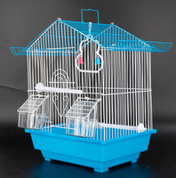 Cage à oiseaux en métal pour petits oiseaux et perroquets, cage de reproduction domestique, petite villa pour oiseaux - Offre Spéciale