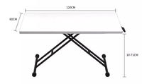 Table basse pliante moderne - Meuble multifonctionnel pour la maison et le salon