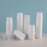 Bouteille sans air en plastique personnalisée de 30ml 50ml 80ml 100ml 120ml 150ml avec pompe à vide pour le maquillage sérum pour le visage