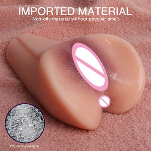 Realistische Siliconen Deep Adultos Seksspeeltjes Voor Mannen Orale Masturbatie Pocket Pussy Sex Vagina Echte Siliconen Pussy - Product Image 5