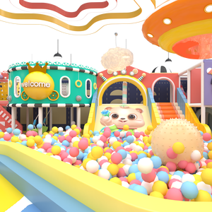 <span class=keywords><strong>Parque</strong></span> Infantil Interior Personalizado con Diseño <span class=keywords><strong>de</strong></span> Castillo para Niños, con Equipo <span class=keywords><strong>de</strong></span> Juego Suave Certificado por TUV/CE, Incluye Piscina <span class=keywords><strong>de</strong></span> Pelotas y Toboganes para Centros Comerciales - Product Image 1