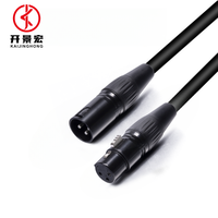 Cables macho y hembra XLR confiables de larga duración codificados por colores de venta de fábrica de alta calidad