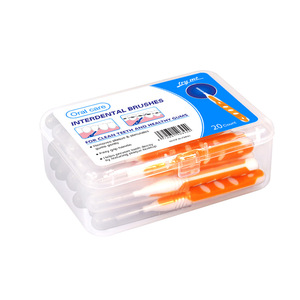 Brosses interdentaires en acier inoxydable, poils souples, soins bucco-dentaires manuels, 20 pièces, usage général - Product Image 2