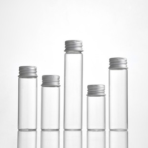 Botella de muestra de vidrio de perfume pequeño de 5ml de alta calidad Viales de vidrio transparente azul transparente - Product Image 2