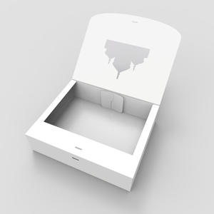 Caja de Regalo Plegable de Cartón con Ventana y Cinta para Dulces, Chocolates y Alimentos, Estilo Palacio Árabe - Product Image 1