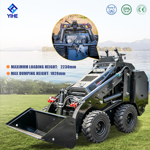 Mendukung Berbagai Lampiran Alat Berat Mini Skidsteer China, Mesin Pemindah Tanah Kubota Mini <span class=keywords><strong>Skid</strong></span> <span class=keywords><strong>Steer</strong></span> <span class=keywords><strong>Loader</strong></span> Dijual - Product Image 2