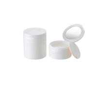 Fournisseur OEM ODM, pot à poudre de 50 g avec couvercle à rabat, conteneur cosmétique vide, grossiste