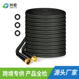 Manguera de agua flexible Xinglun de 4 kg de presión, recubierta de tela, manguera de jardín de alta presión para regar plantas y lavar autos - Product Image 2