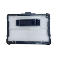 Étui de protection en cuir pour tablette Microsoft Surface Pro 12 pouces, résistant aux chocs, avec poignée amovible et bandoulière