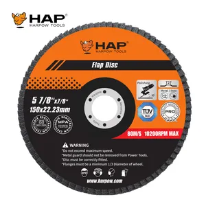 Flap Discs 40 Grit 5 7/8inch Flap Sanding Disc 150MM Grinding Wheel for Stainless Steel Sheet Metal