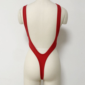 Service OEM vêtements de danse exotique une pièce en nylon sexy pour dames combinaison blanche en strass AB pour femmes tenues de strip-teaseuse avec ceinture avant - Product Image 2