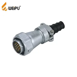 WEIPU industrial power socket 5/7/11/61pin waterproof cable Connector