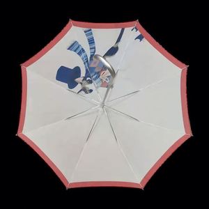 Parapluie pliant en trois sections, grand format, de luxe, promotionnel, personnalisé, imperméable, avec impression de logo d'entreprise, pour le golf, vente en gros - Product Image 2